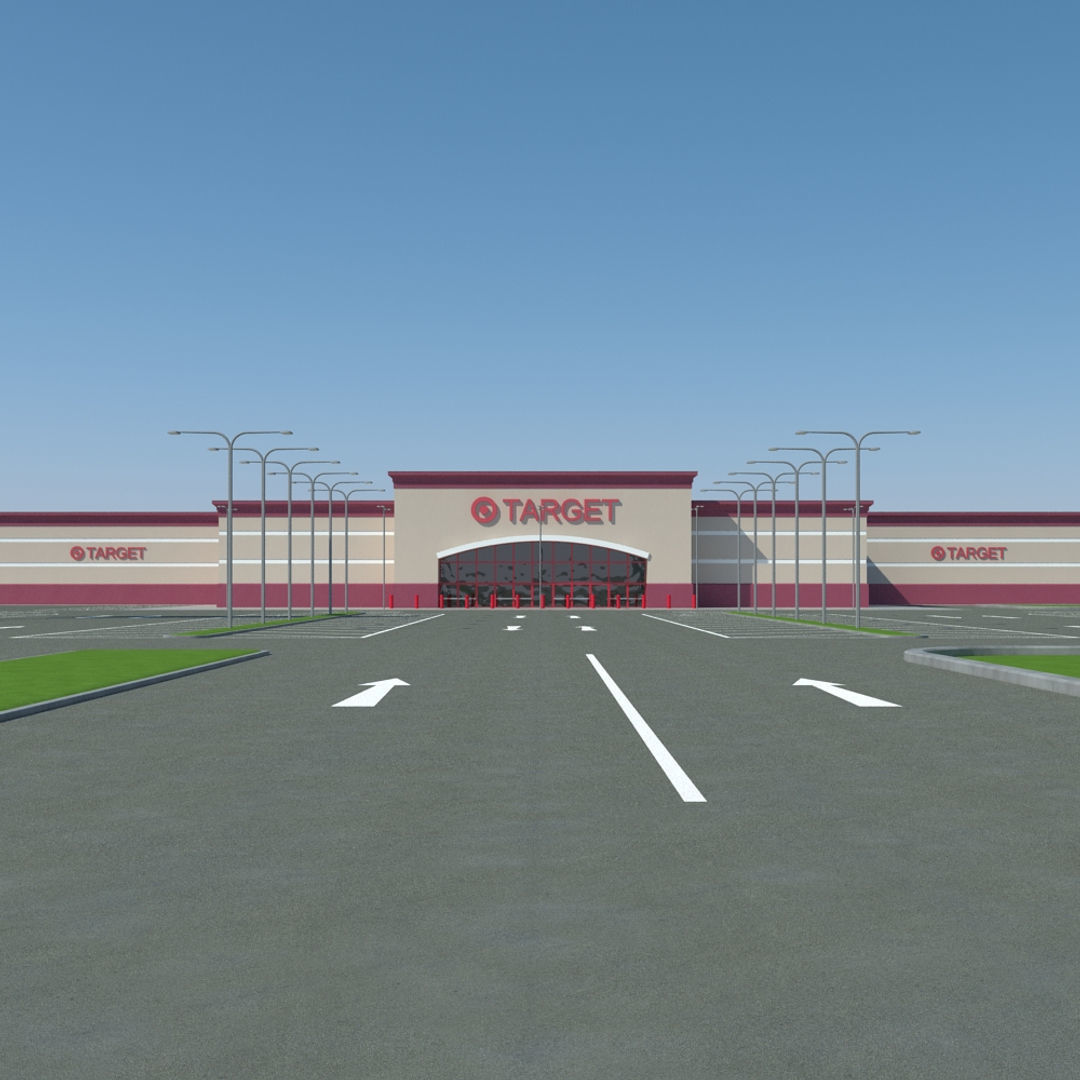 Target with Parking Lot 3D model_3