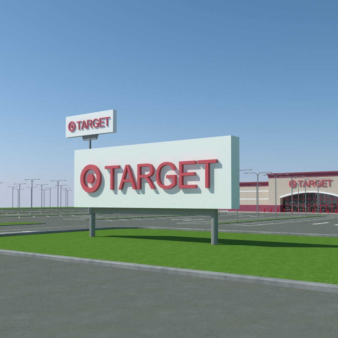 Target with Parking Lot 3D model_12