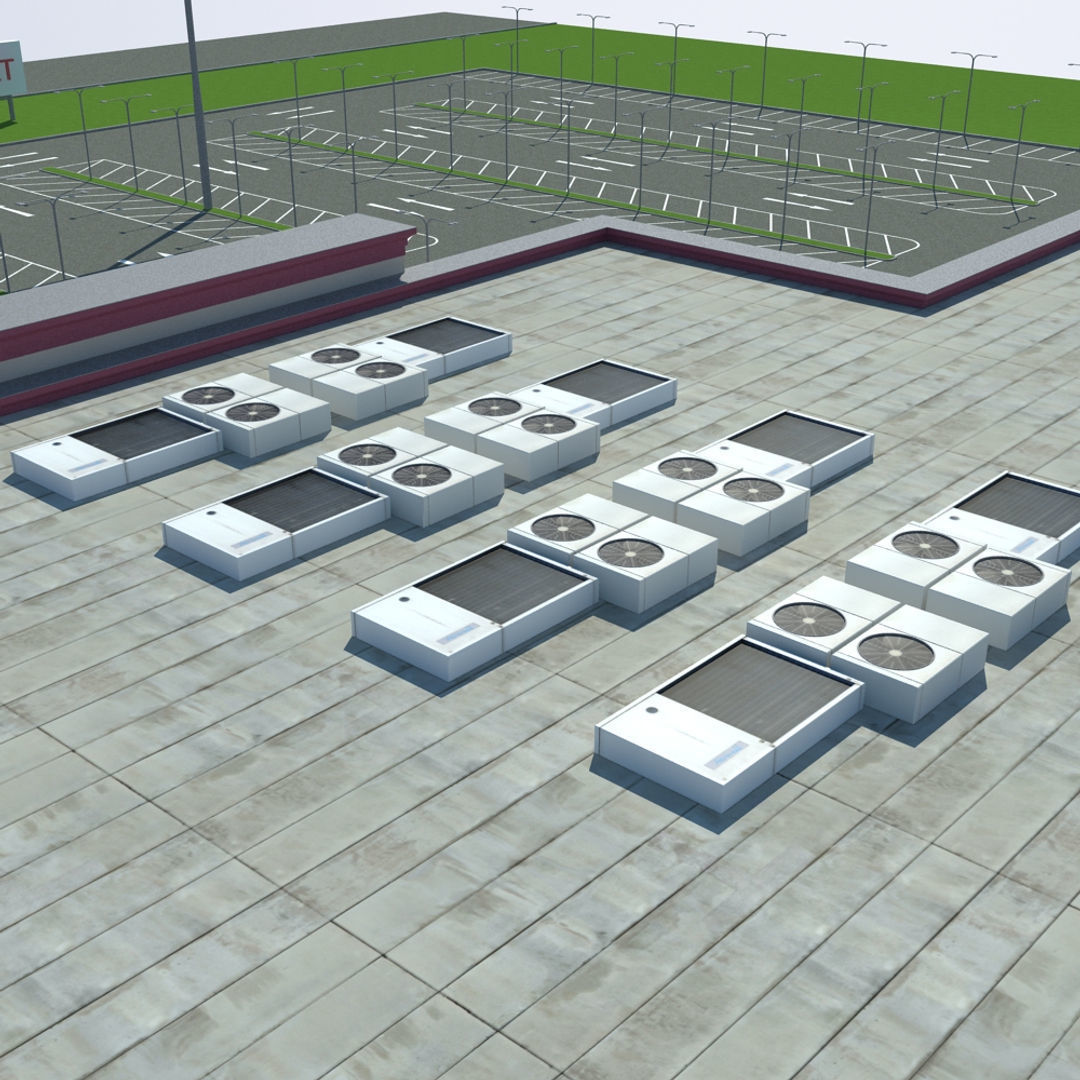 Target with Parking Lot 3D model_13