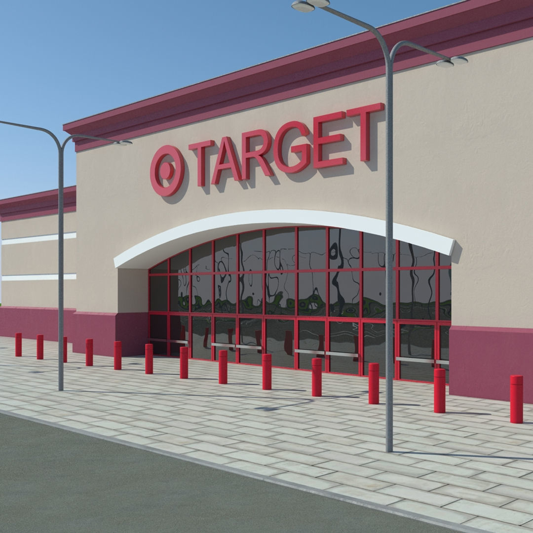 Target with Parking Lot 3D model_2