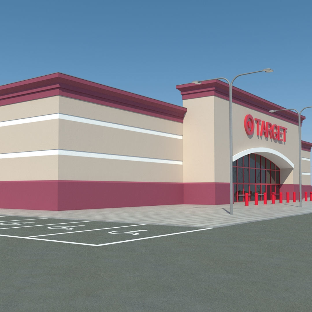 Target with Parking Lot 3D model_5