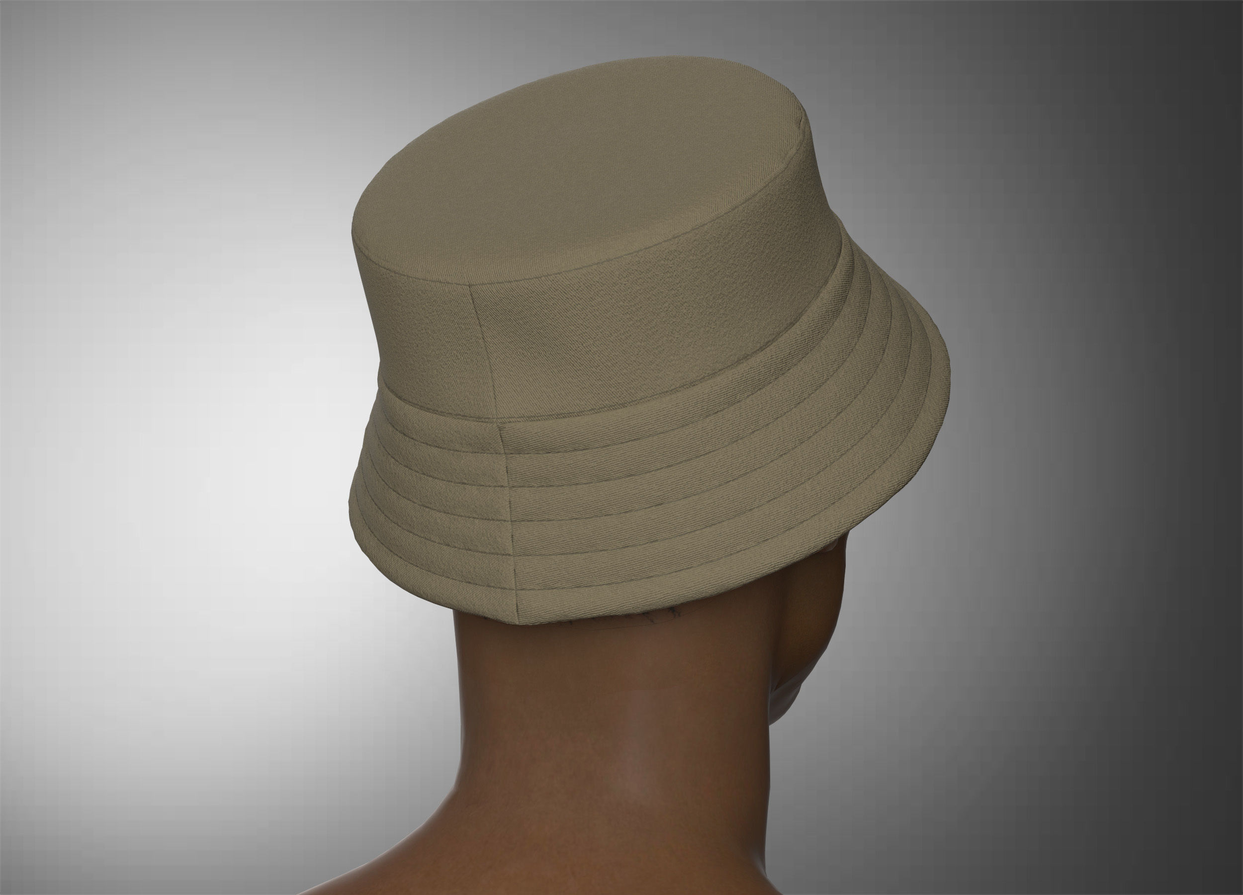 Bucket Hat 3D model_13