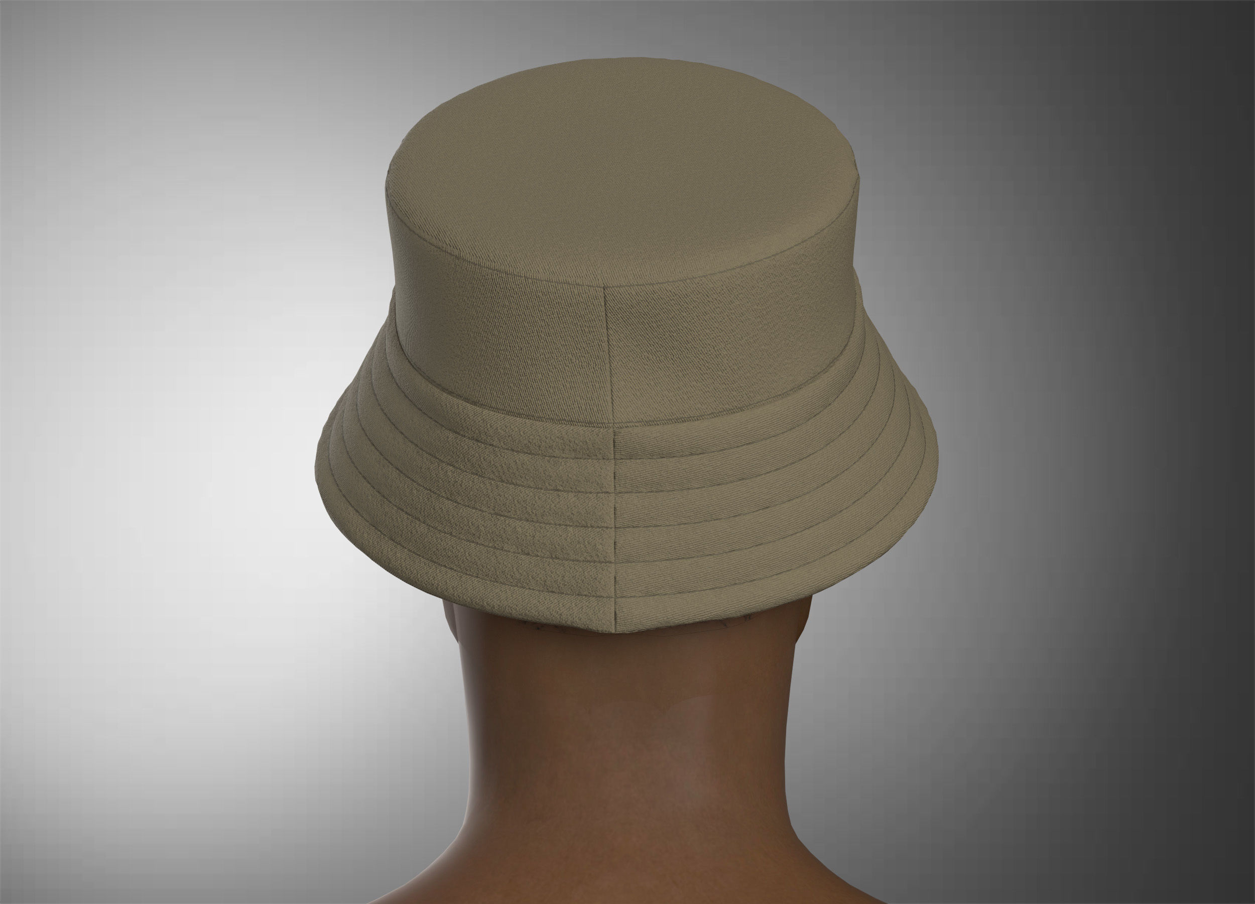 Bucket Hat 3D model_14