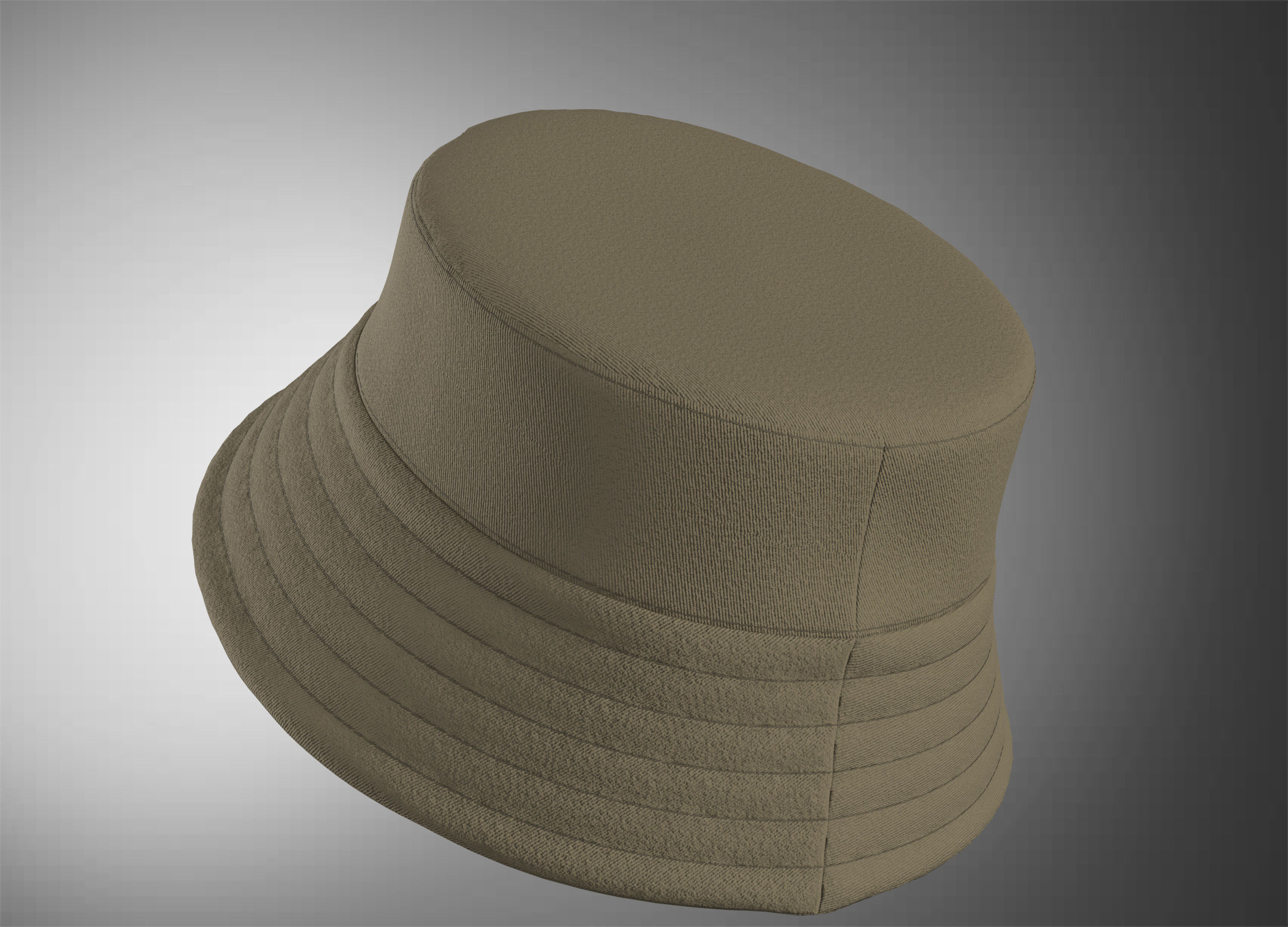 Bucket Hat 3D model_6
