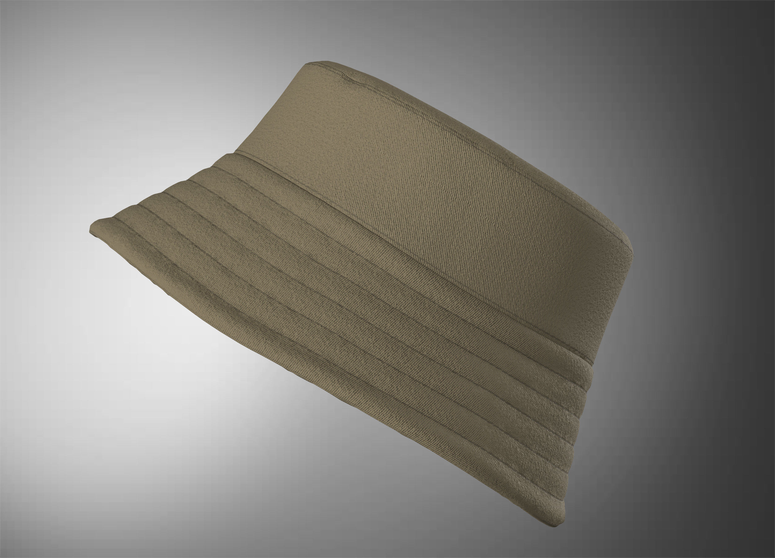 Bucket Hat 3D model_7