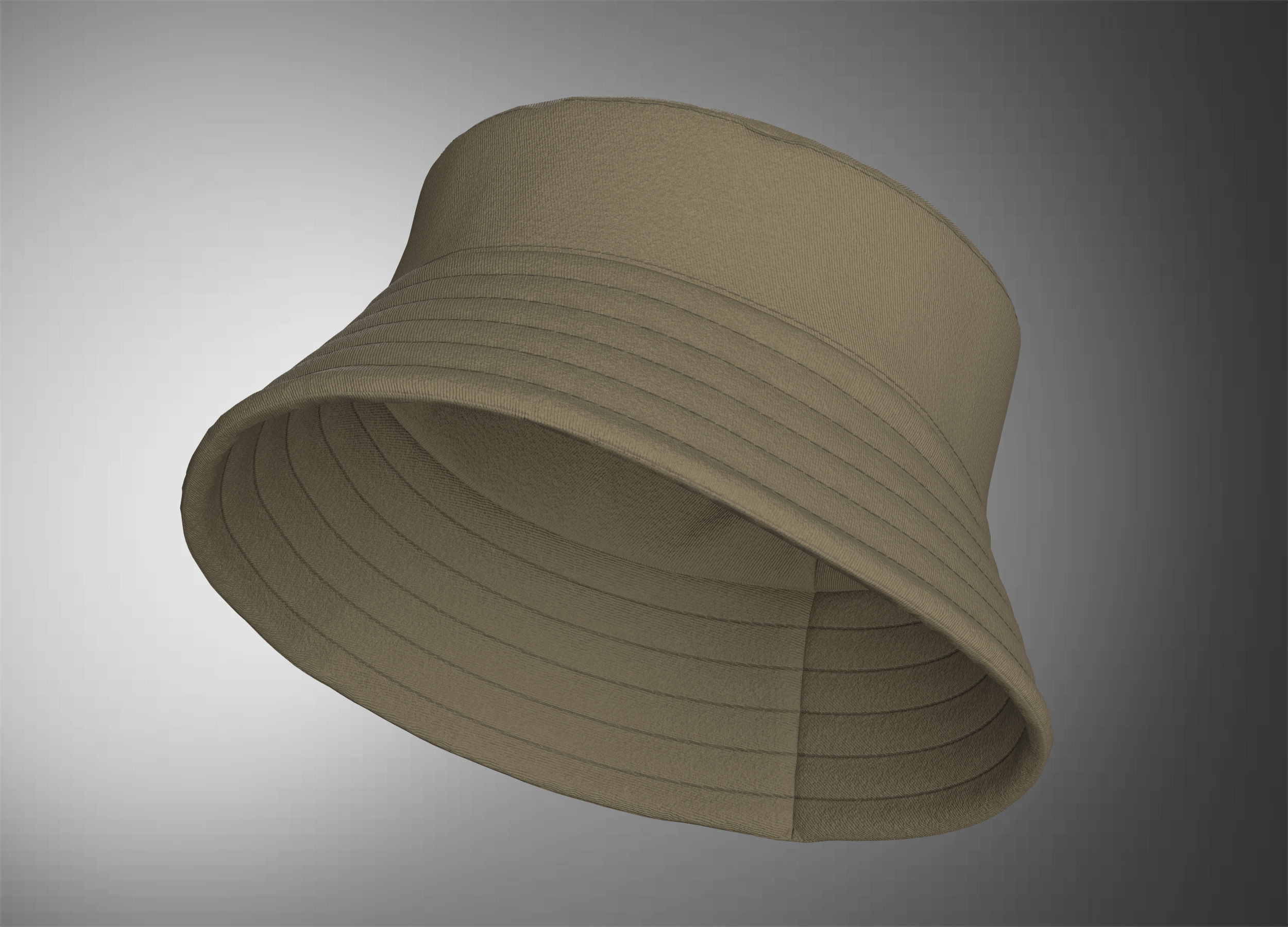 Bucket Hat 3D model_8