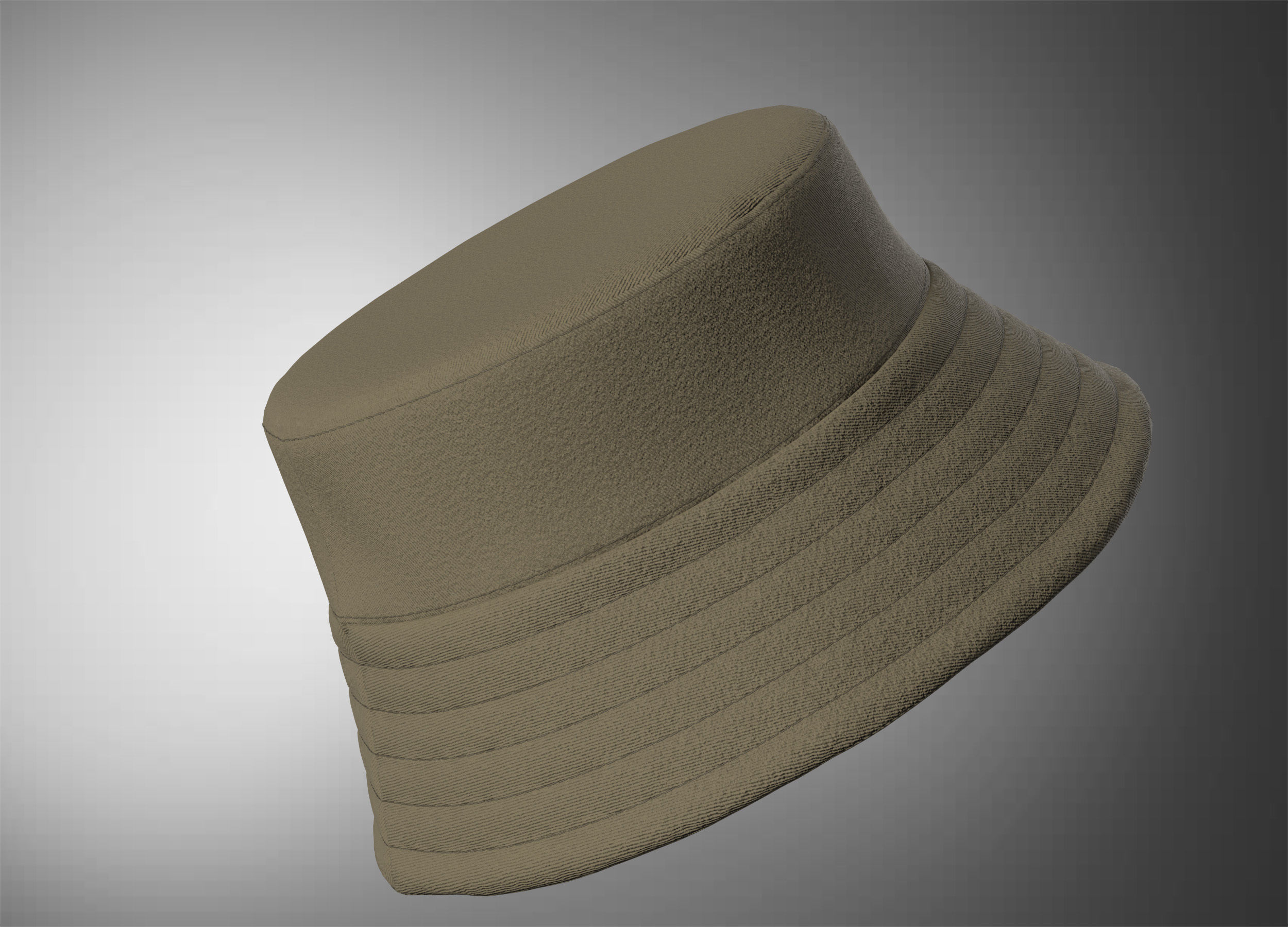 Bucket Hat 3D model_4
