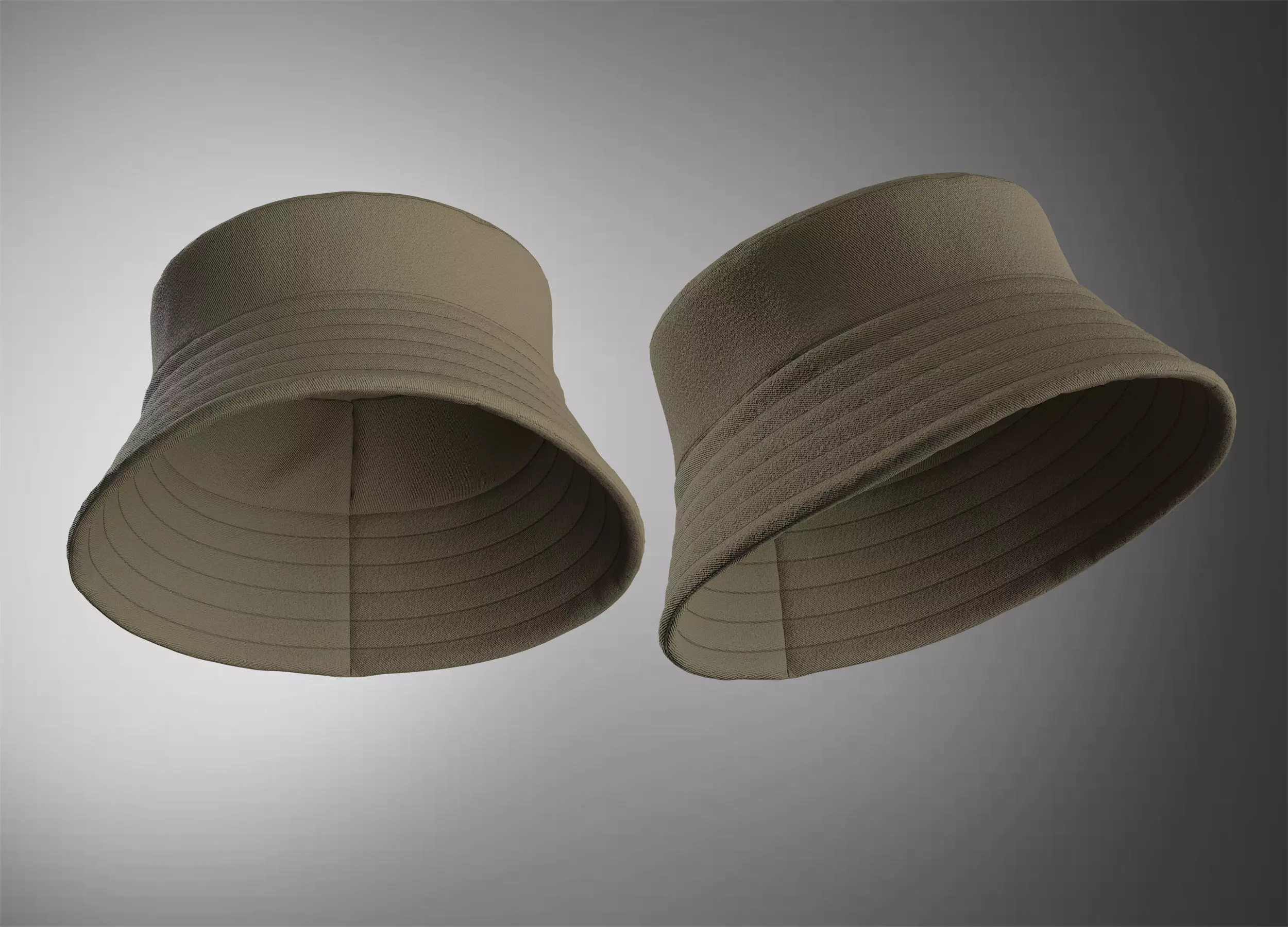 Bucket Hat 3D model_0