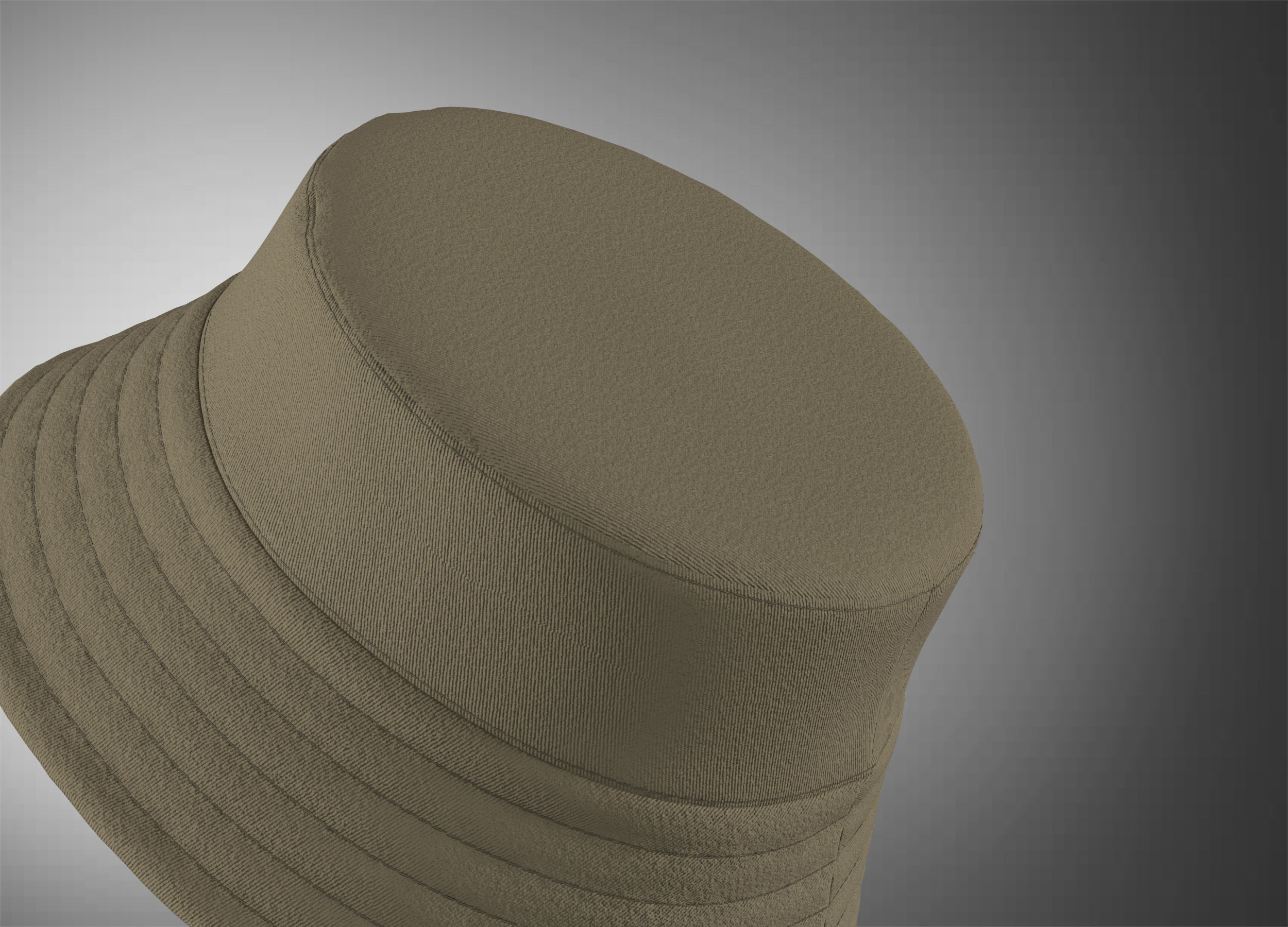 Bucket Hat 3D model_9