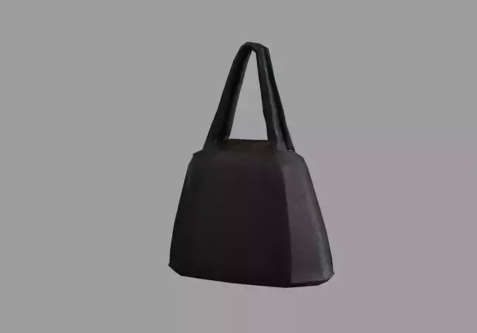 low  poly handbag