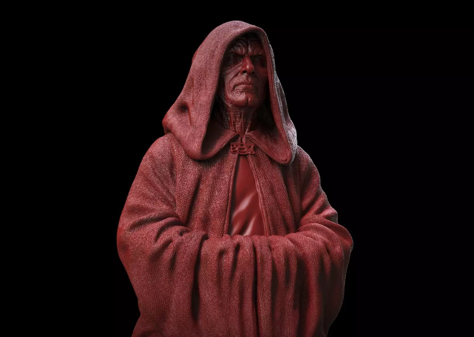 Darth Sidious -Palpatine Statue 3D print model_0