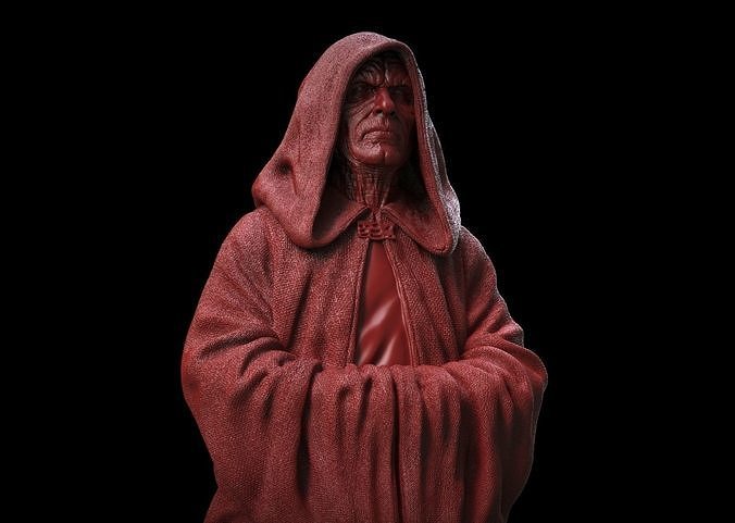 Darth Sidious -Palpatine Statue 3D print model
