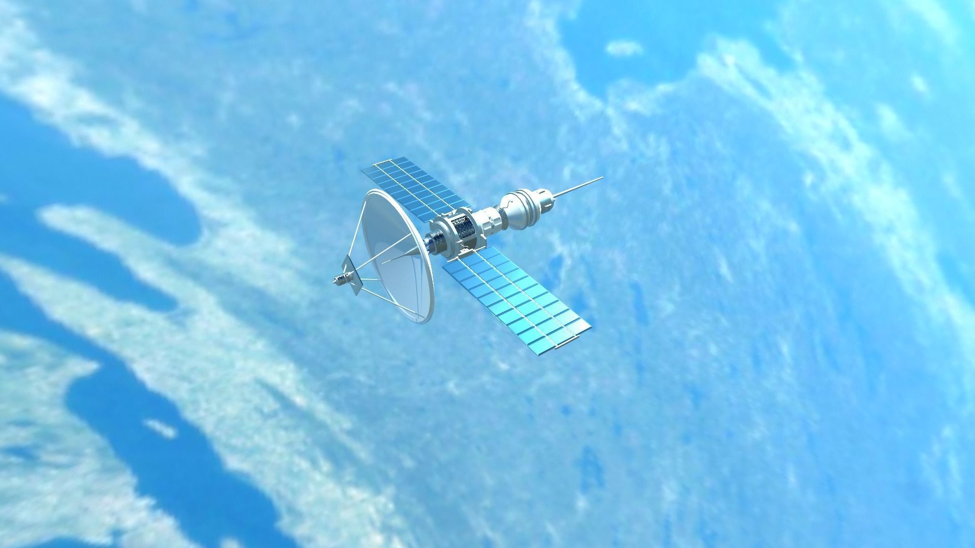 Concept satellite 3D model_3