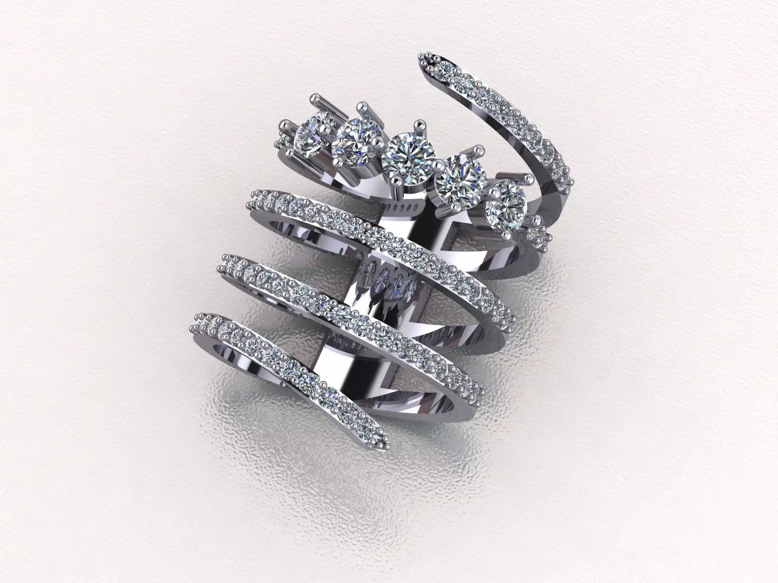 Diamond Rings 144 3D print model