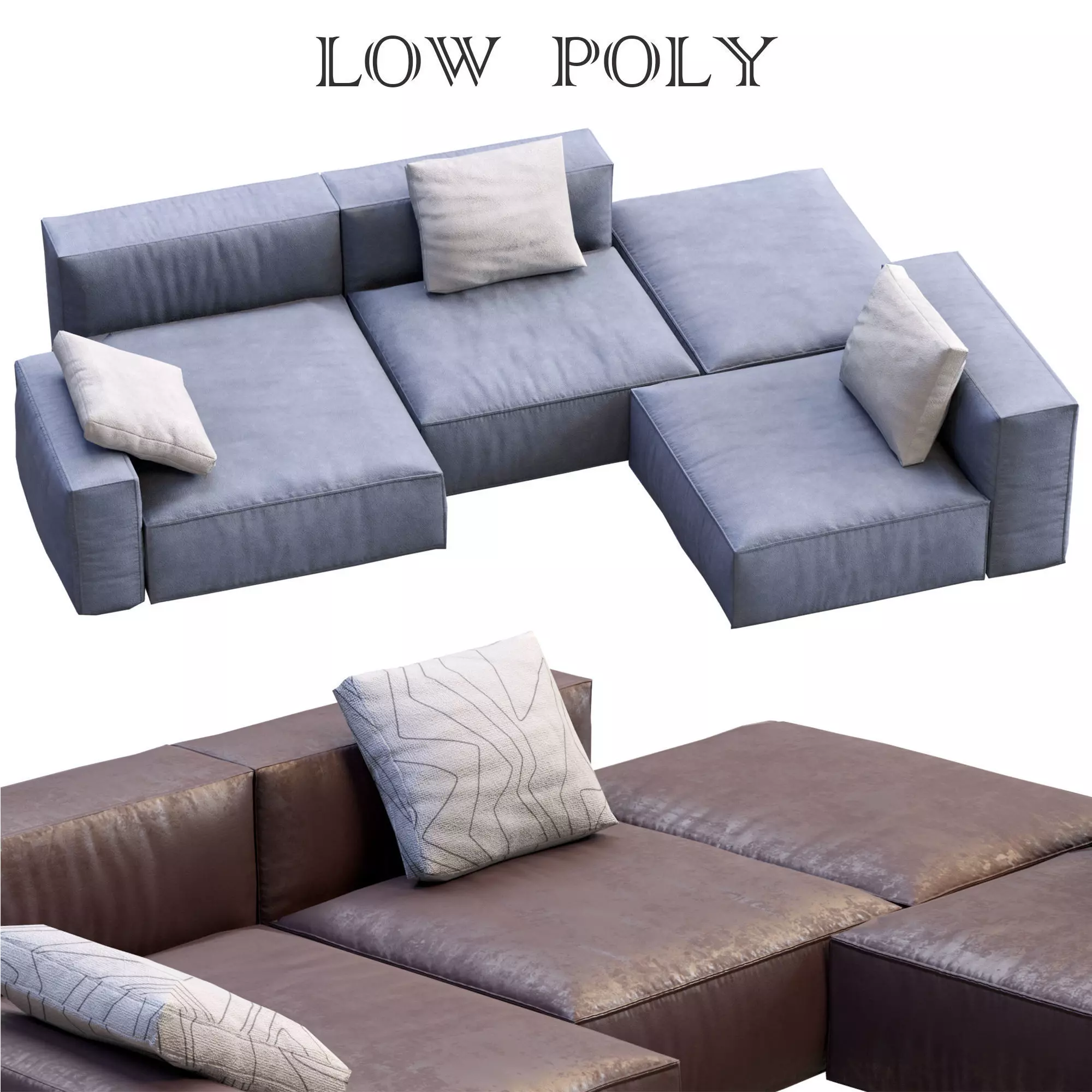 Sofa Boca Navi 3D model
