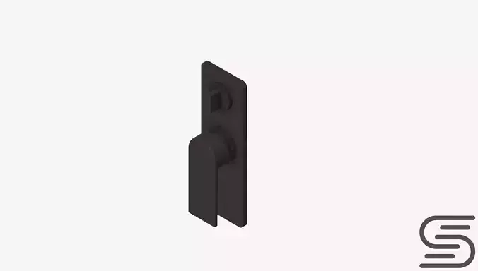 Wall Mixer Tap - Luxury - Green - Diverter