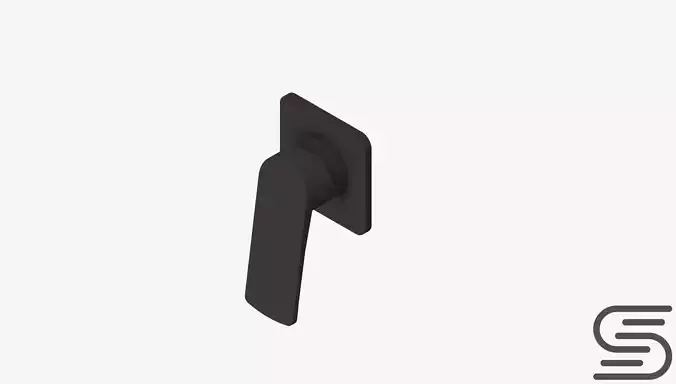 Wall Mixer Tap - Luxury - Mako Low-poly 3D model