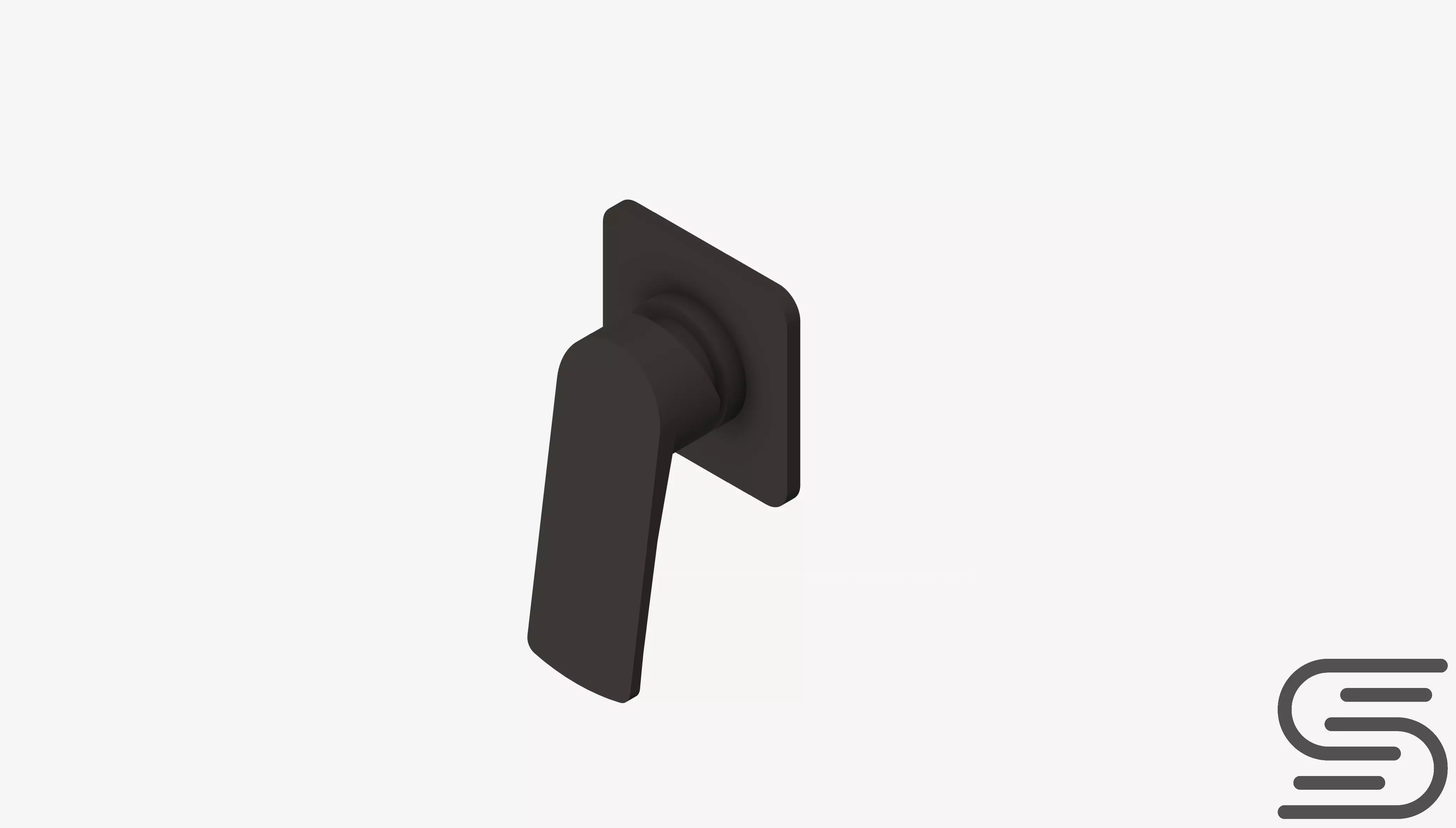 Wall Mixer Tap - Luxury - Mako Low-poly 3D model