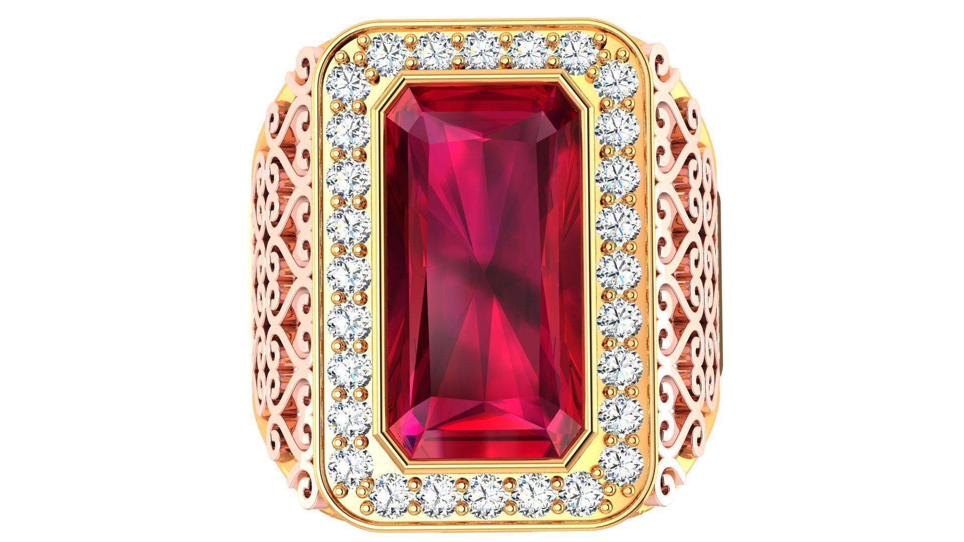 Design Ring  3D print model_3