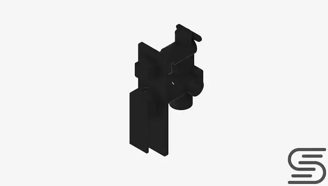 Wall Mixer Tap - Luxury - Round - Diverter