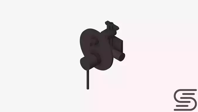 Wall Mixer Tap - Luxury - Sleek - Diverter