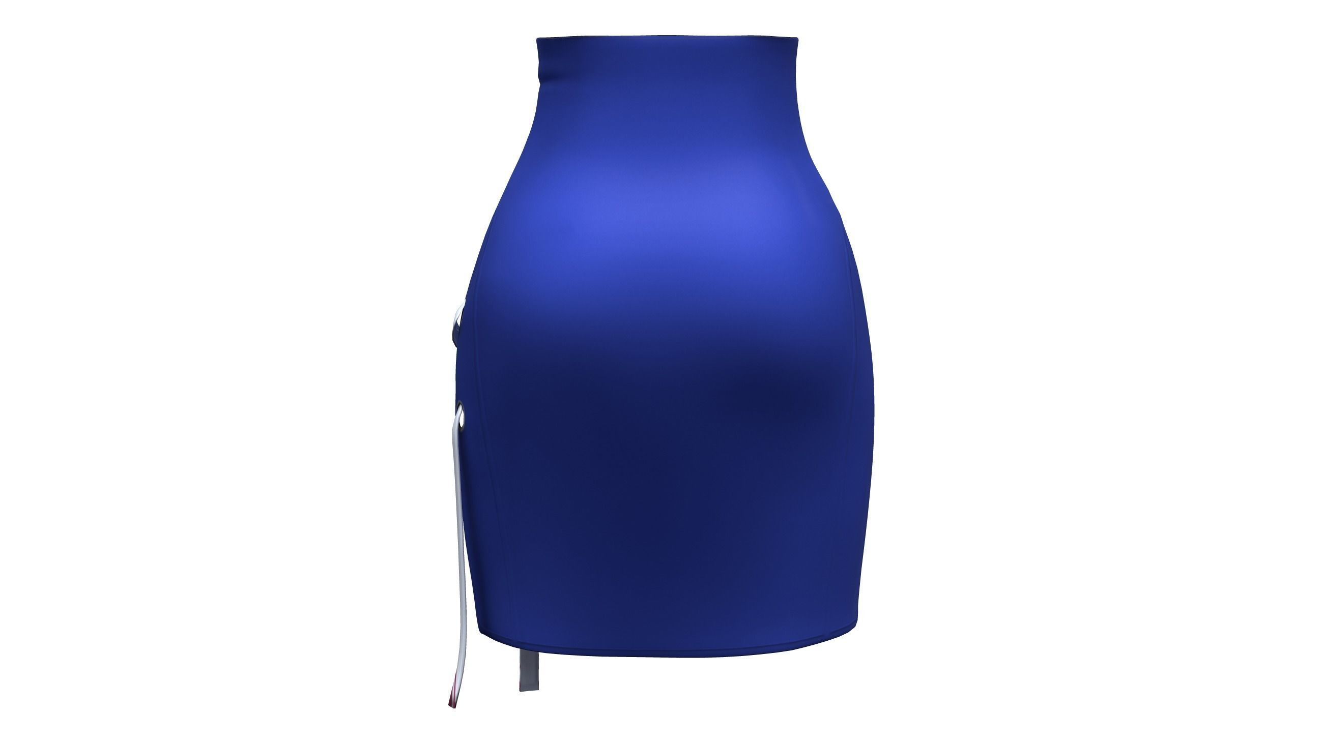 Anime Girl Skirt Low-poly 3D model_5