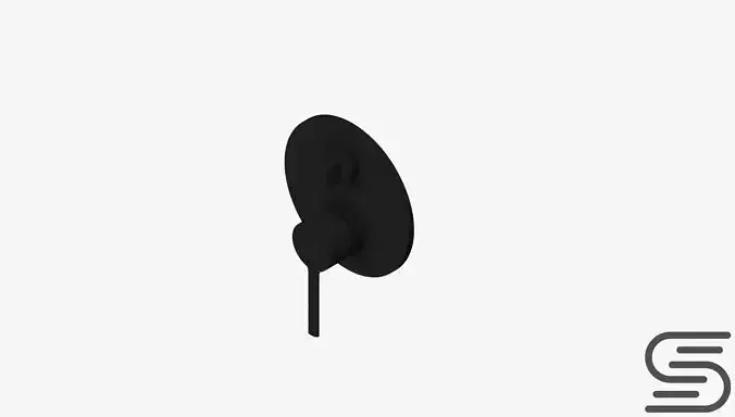 Wall Mixer Tap - Luxury - Sleek Oval - Diverter