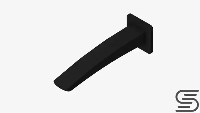 Wall Spout - Luxury - Rapid - Bath Low-poly 3D model