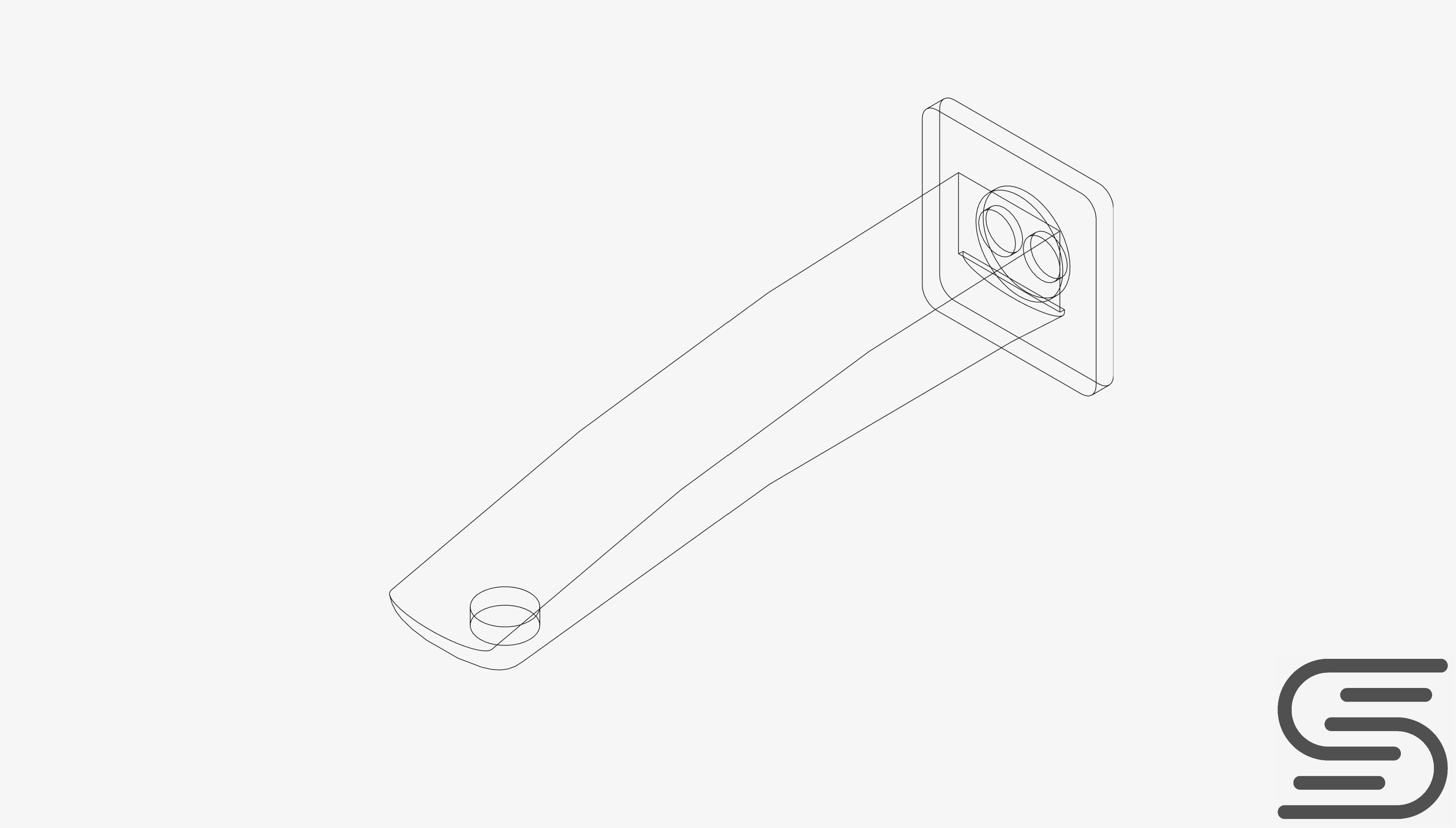 Wall Spout - Luxury - Rapid - Bath Low-poly 3D model_2