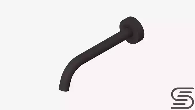Wall Spout - Luxury - Sleek Low-poly 3D model