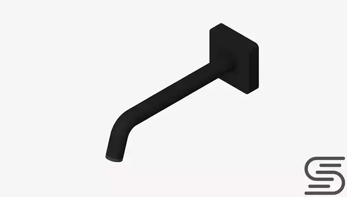 Wall Spout - Luxury - Two - Basin Low-poly 3D model