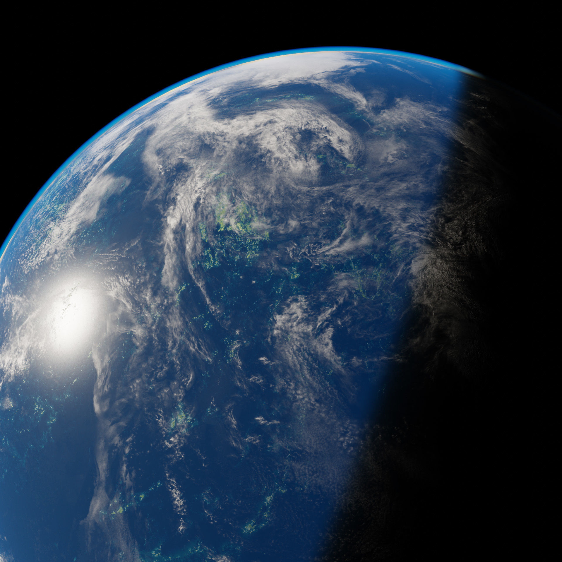 Planet Gadoyem 12K Eevee Low-poly 3D model_6