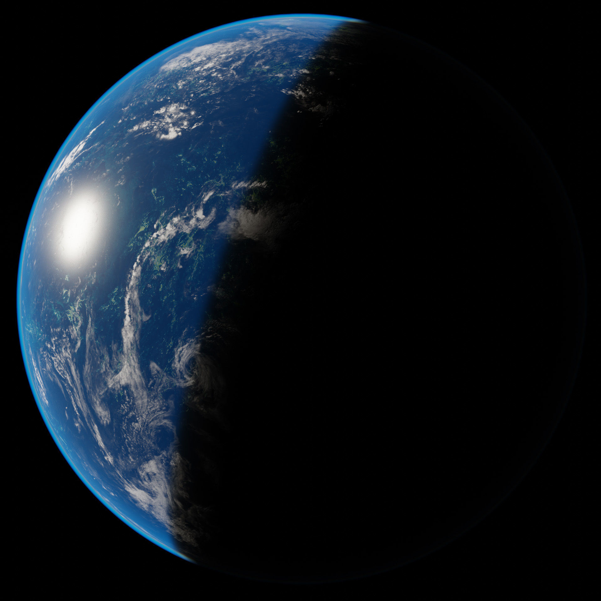 Planet Gadoyem 12K Eevee Low-poly 3D model_5