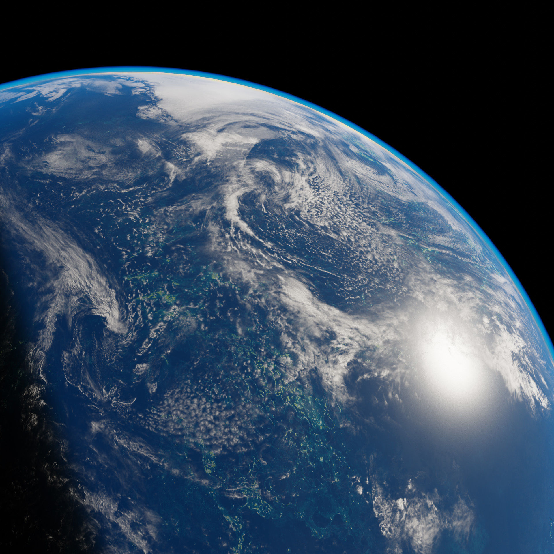 Planet Gadoyem 12K Eevee Low-poly 3D model_9