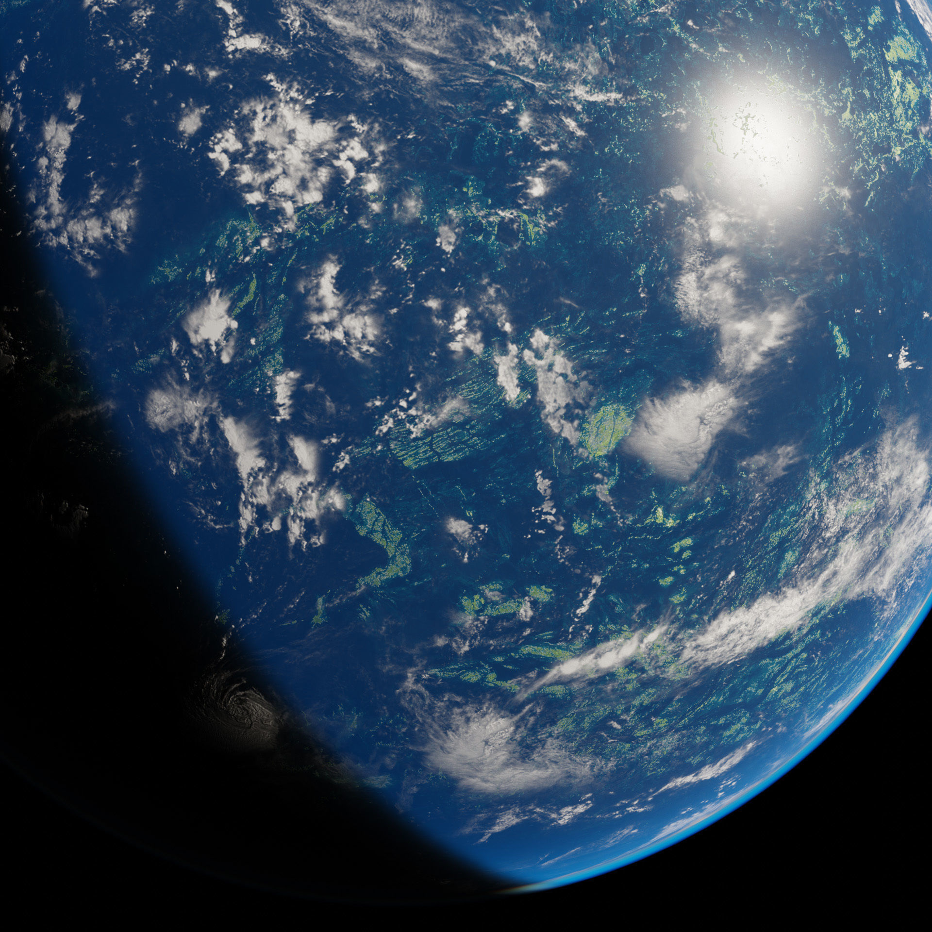 Planet Gadoyem 12K Eevee Low-poly 3D model_7