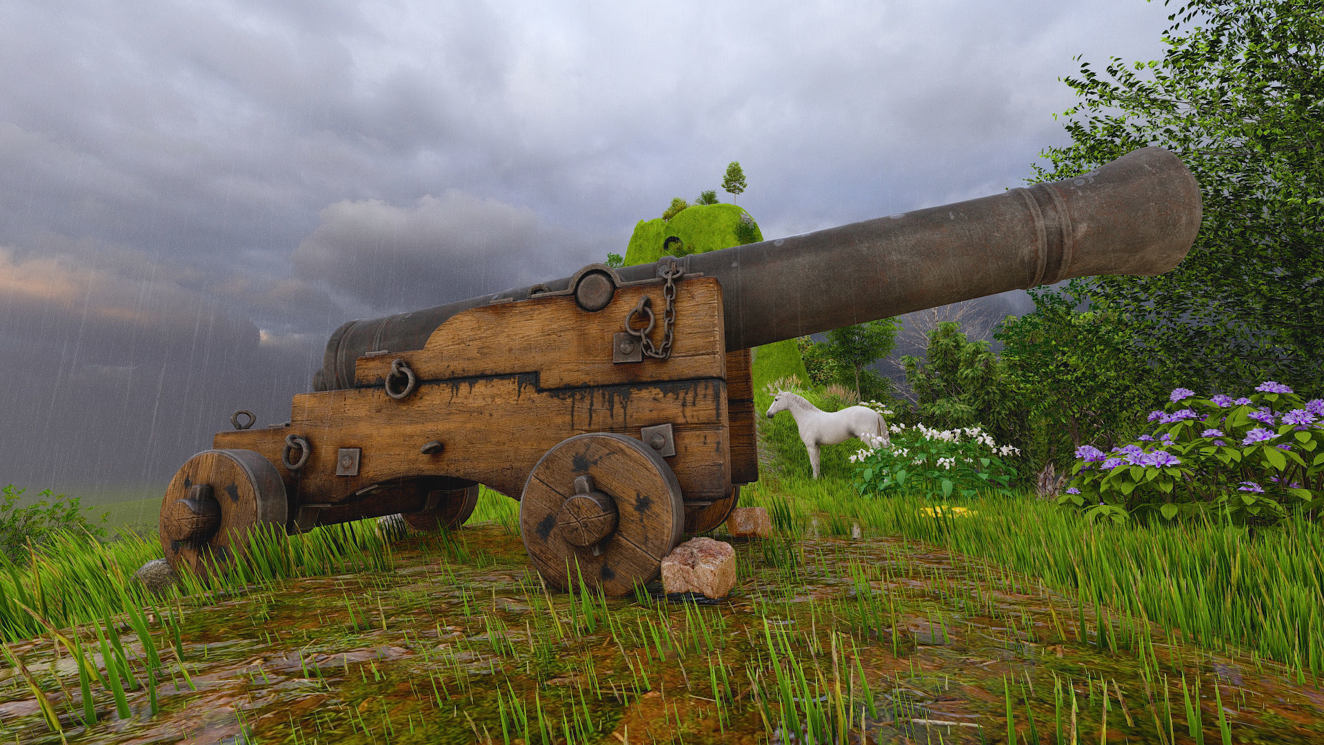 Shivaji Maharaj Forts Low-poly 3D model_5