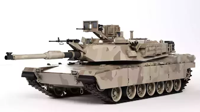 Tank Abrams M1A2 2016 3D model
