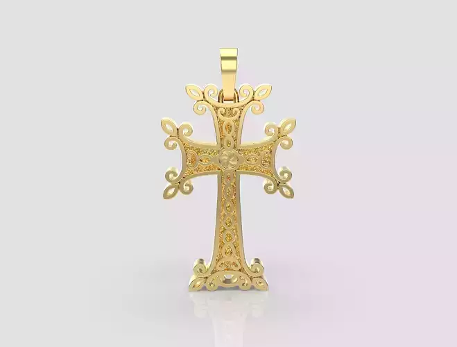 Fashion  Armenian  cross STL formats ready for printing 3D print model