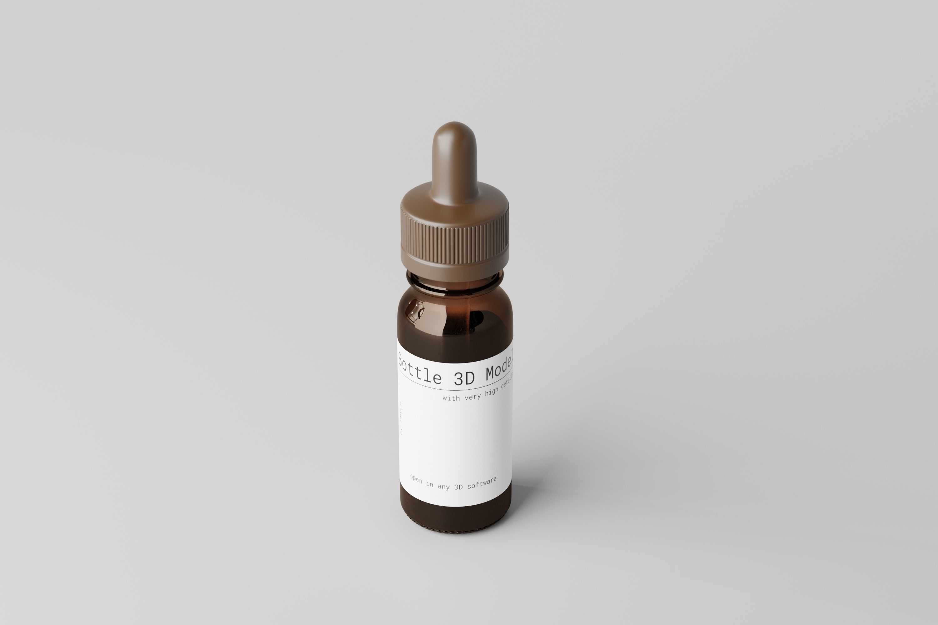 Dropper Bottle 3D model_3