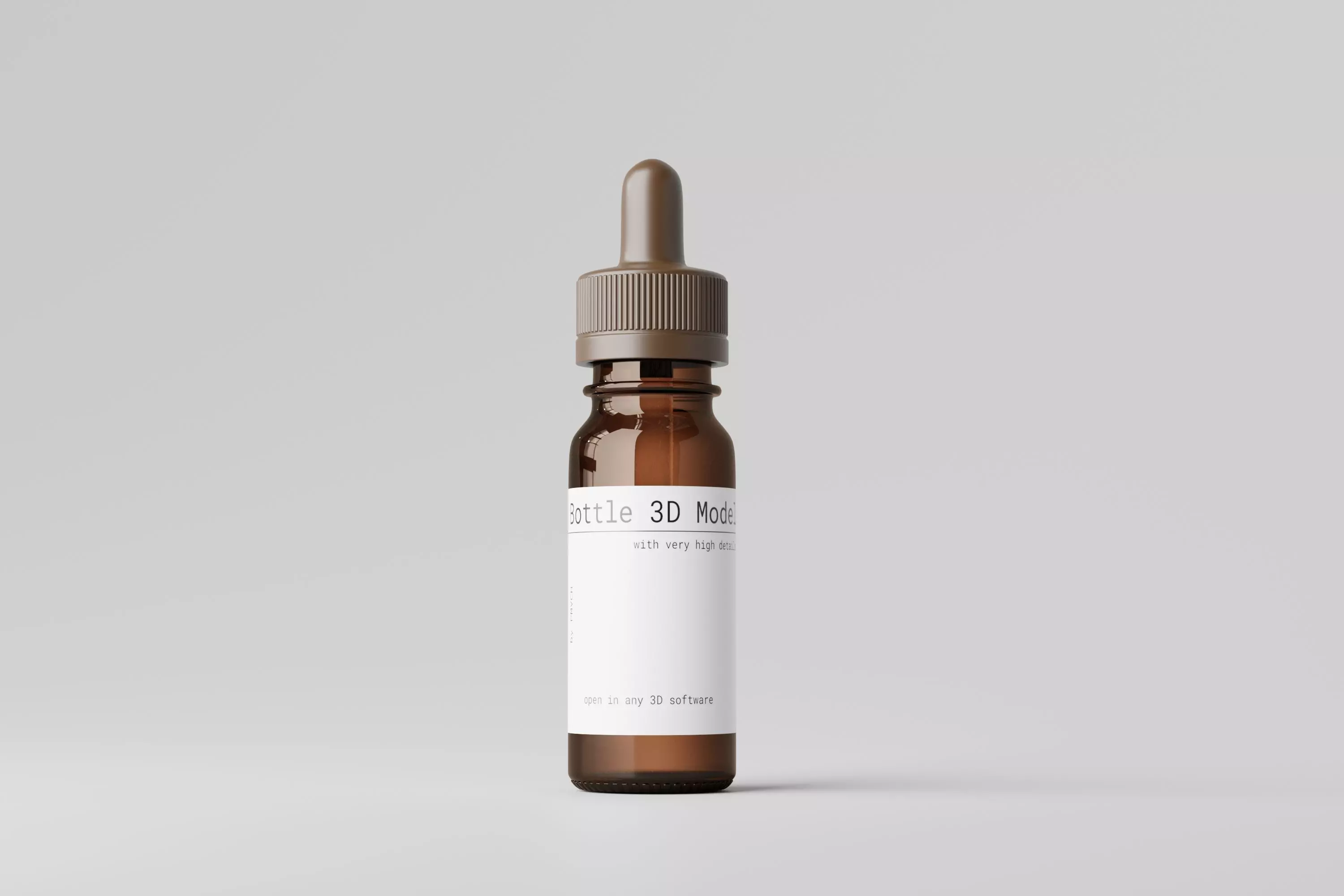 Dropper Bottle 3D model_0