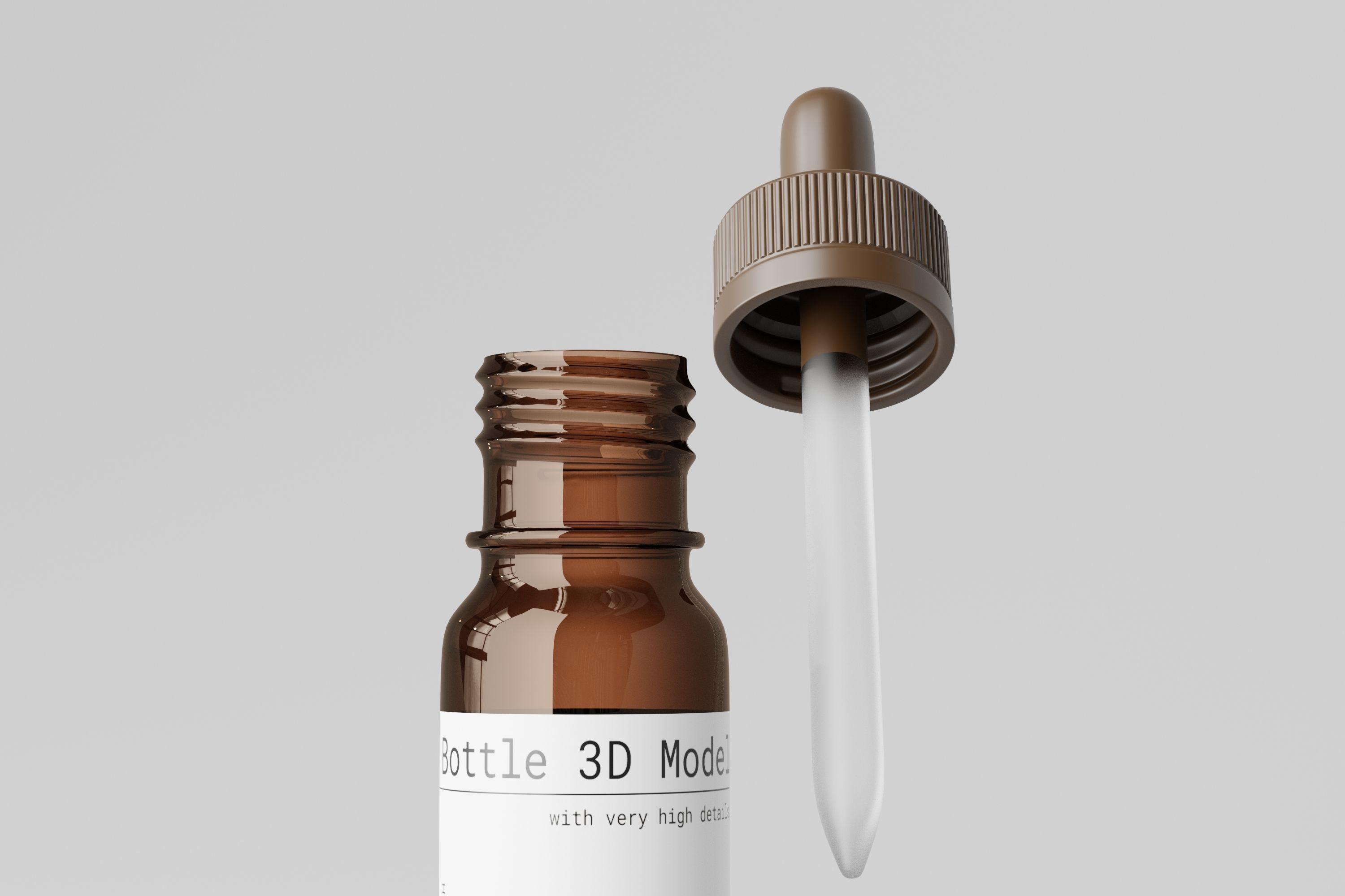 Dropper Bottle 3D model_2