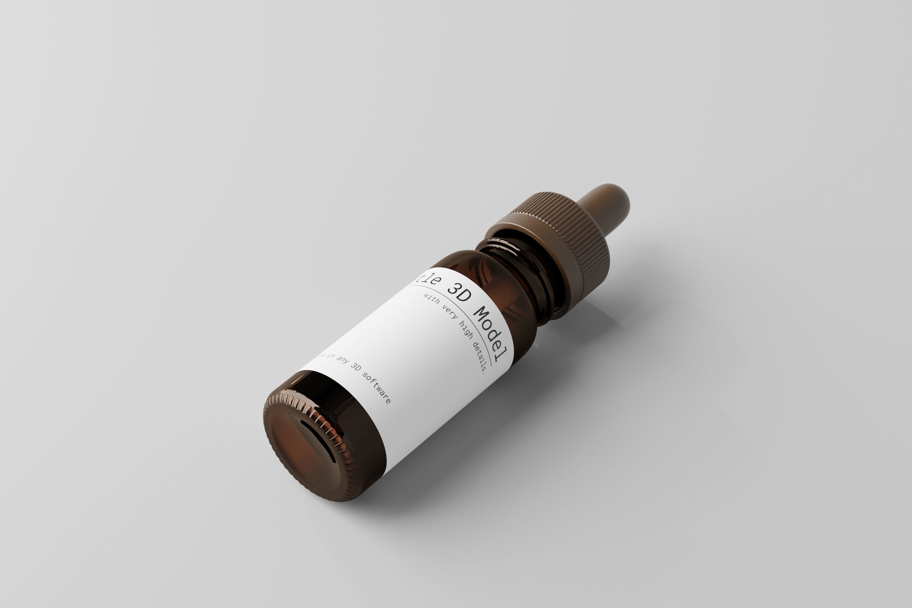 Dropper Bottle 3D model_5