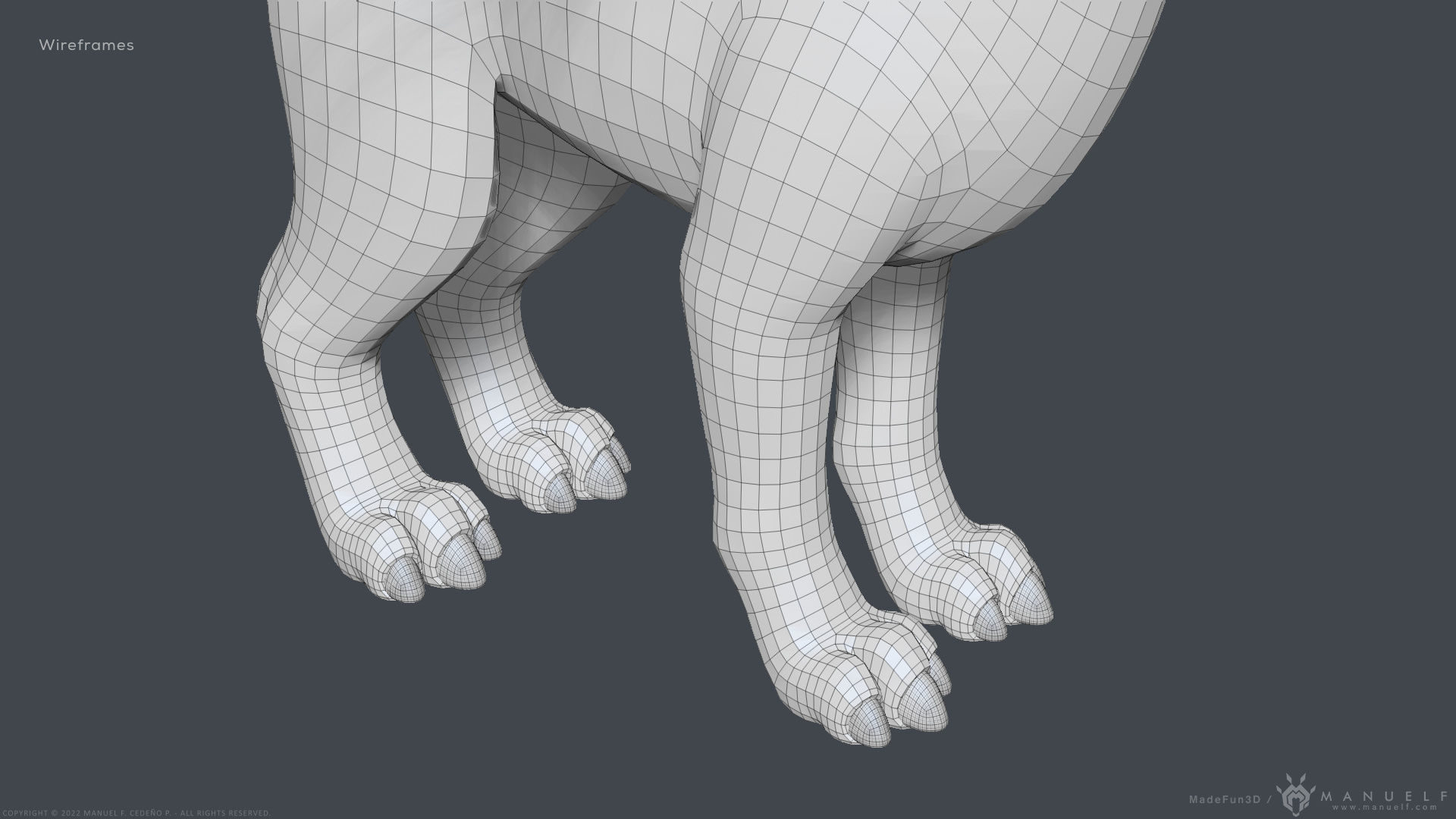 Stylized Cute Dragon 3D model_24