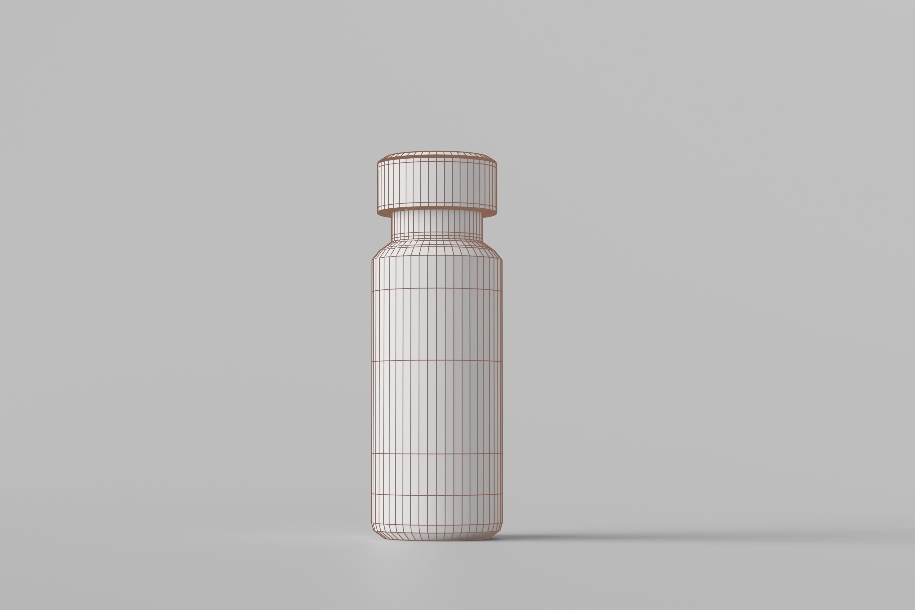 Medicine Vial  3D model_6