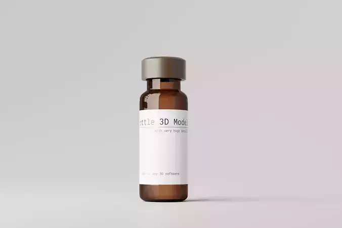 Medicine Vial  3D model