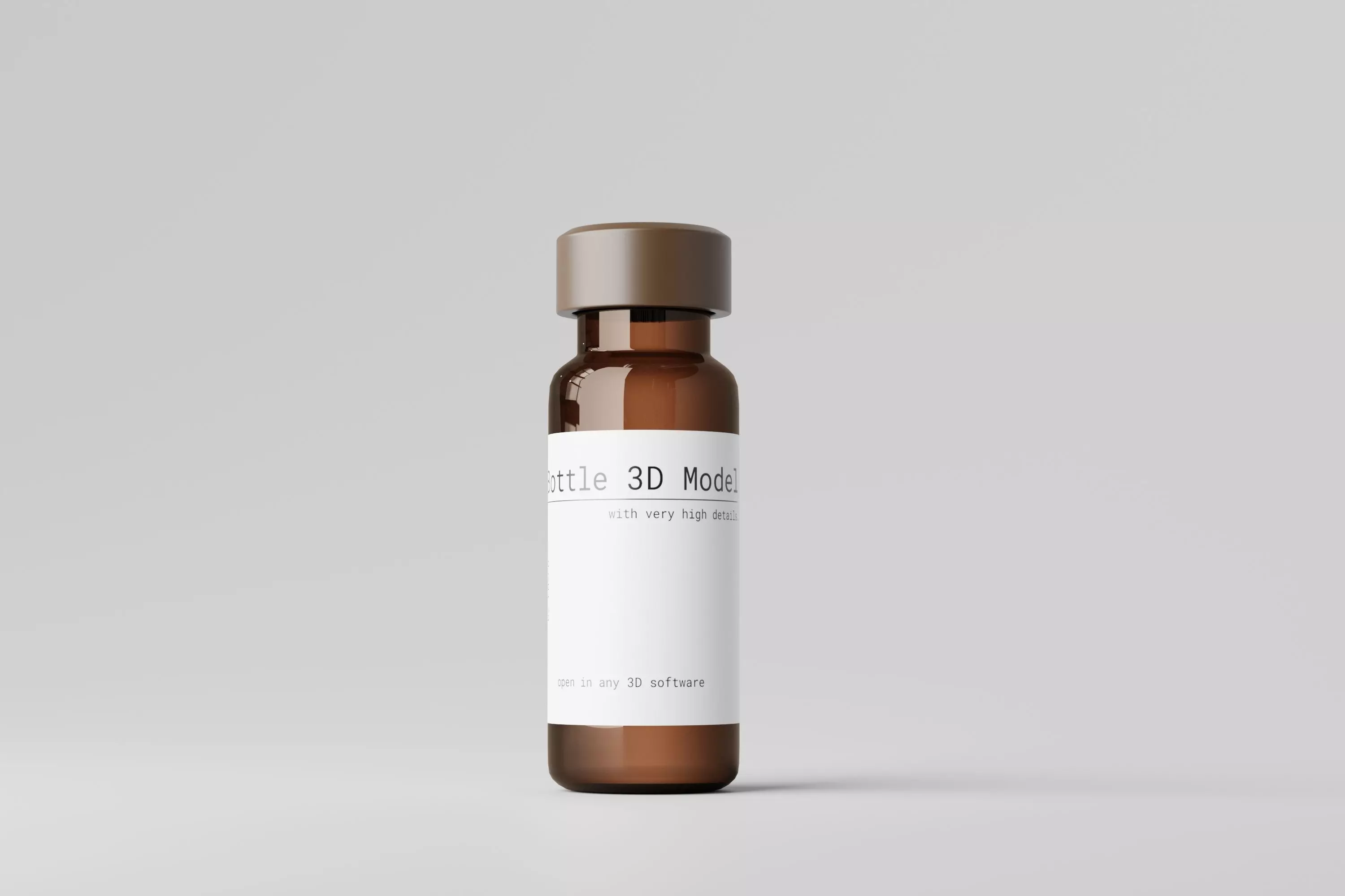 Medicine Vial  3D model_0