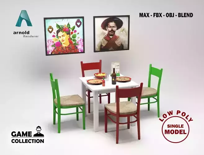 Mexican Restaurant Scene 2