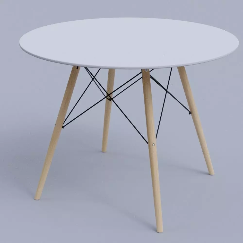 Dining Table 3D model_0