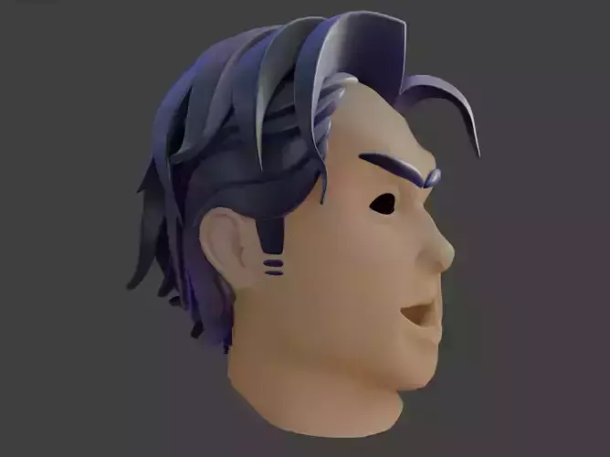 Polygon Masculine Short Hair