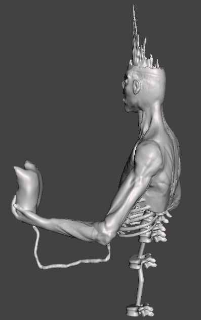 iron maiden seventh son 3D print model_1